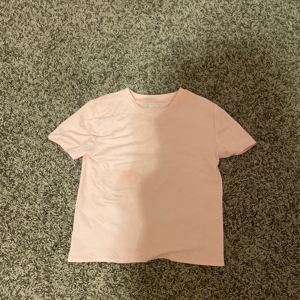Pink baby tee